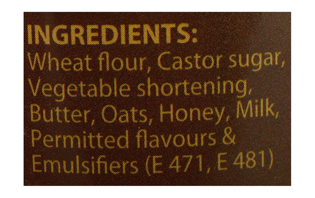 TGB Cafe 'n Bakery Honey & Oatmeal Cookies    Container  150 grams